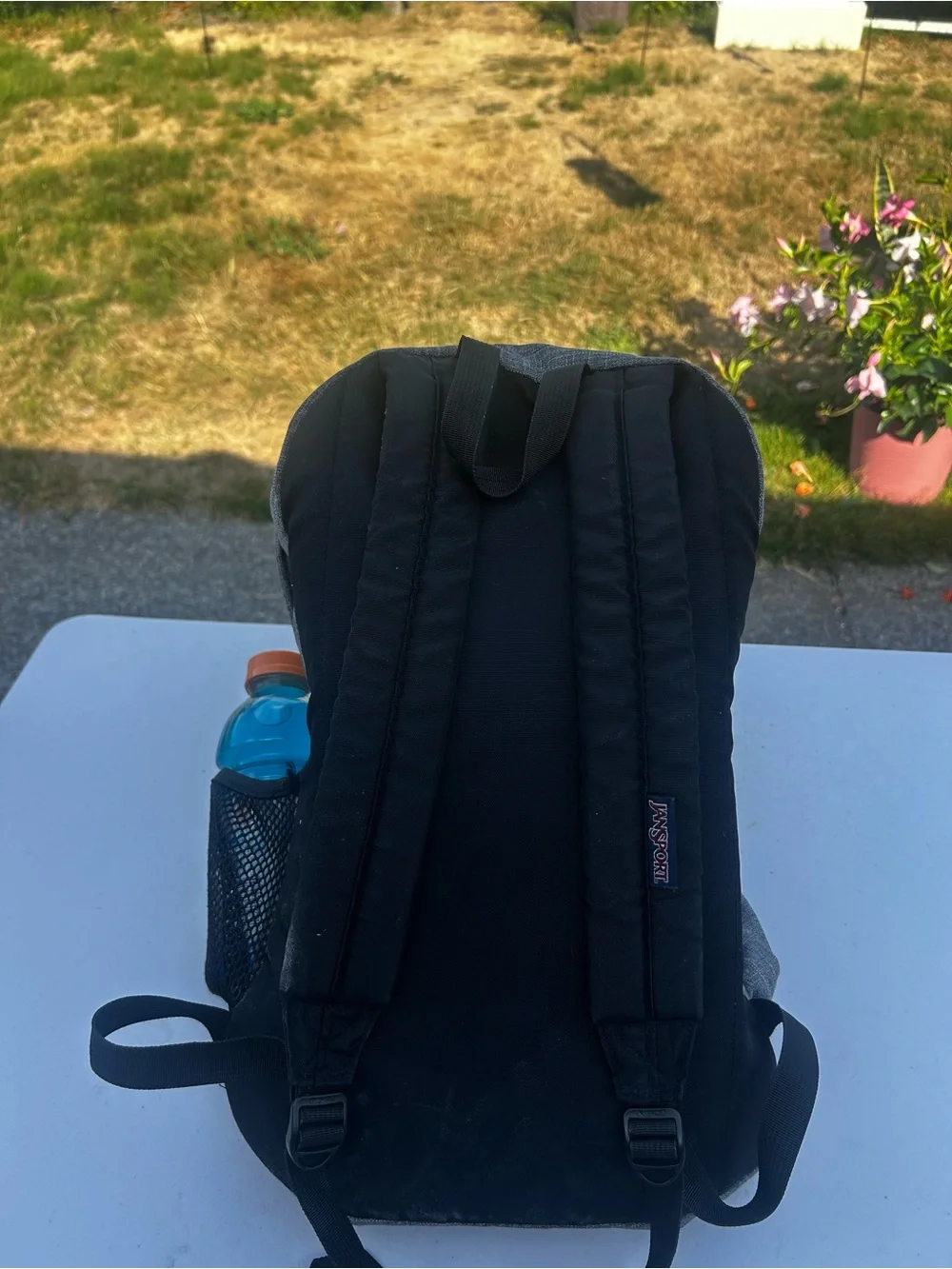 Jansport Digital Carry Digibreak men’s Gray Textured Backpack